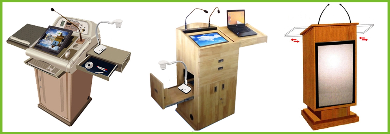 Wooden Smart Podiums